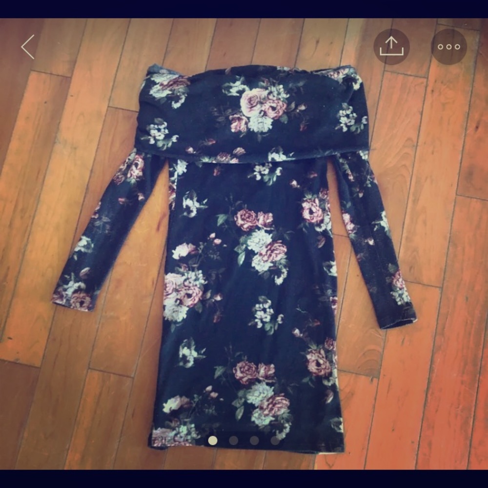 Bodycon off shoulder dress